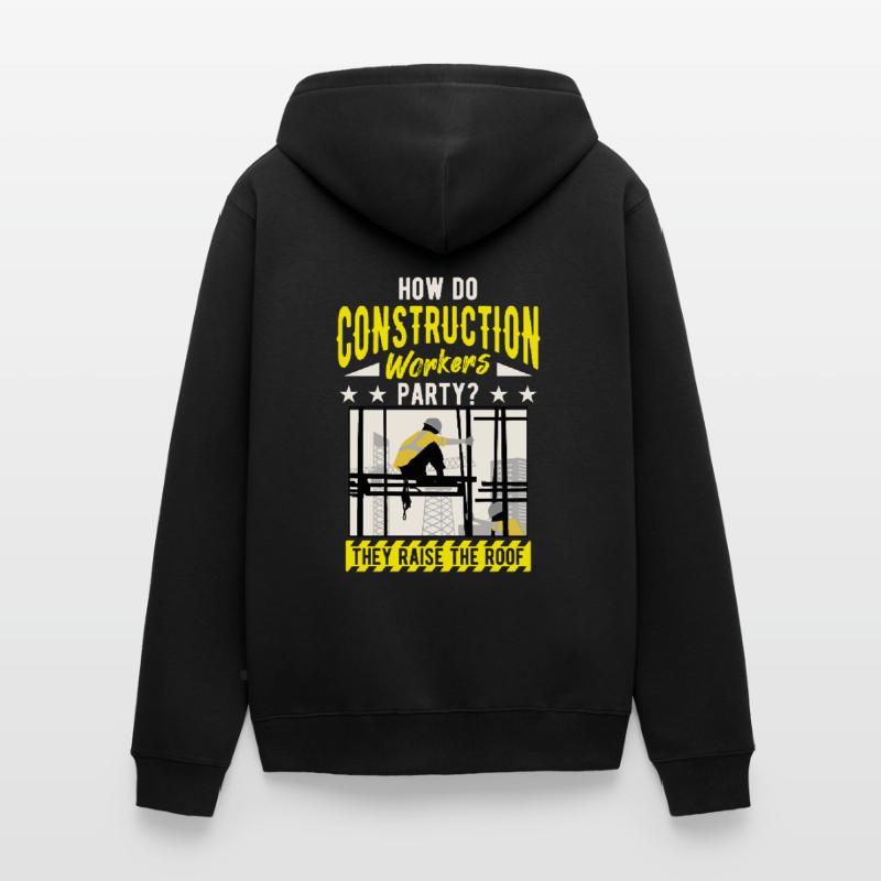 Infrastructure construction construction construction workers Unisex Premium Organic Zip Hoodie
