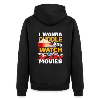 Film d’horreur Films Amateurs Cinéma - Veste à capuche bio Premium Unisexe - noir - Dos - Nico (187cm)