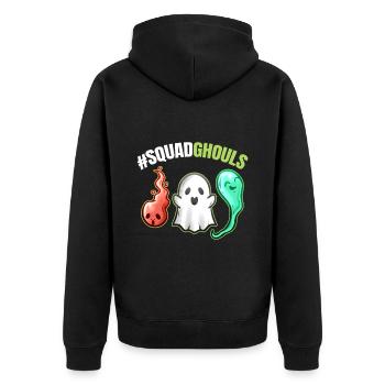 SquadGhouls Escouade De Goules Fantômes Esprits - Veste à capuche bio Premium Unisexe - noir - Dos - Nico (187cm)