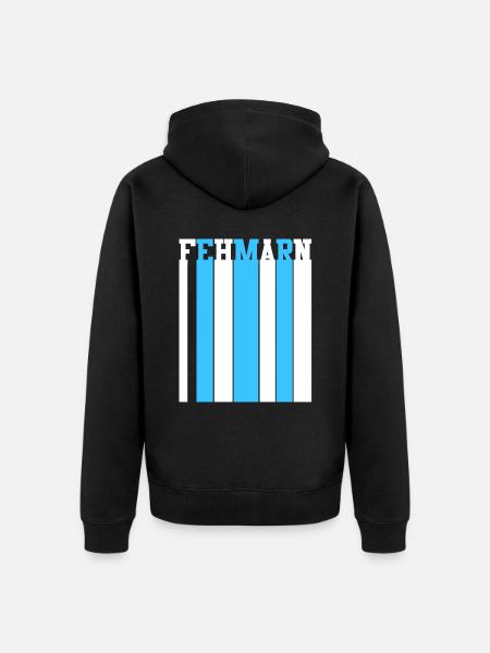 Ostsee Fehmarn - Unisex Premium Bio Zip Hoodie - Schwarz