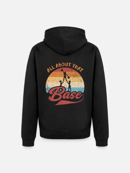 Alles Über Dieses Basisdesign Für Cheerleader - Unisex Premium Bio Zip Hoodie - Schwarz