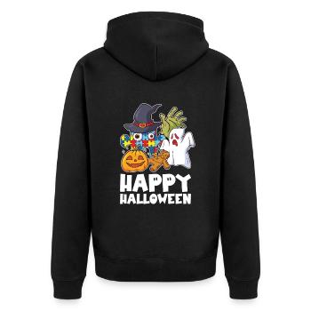 Content - Veste à capuche bio Premium Unisexe - noir - Dos - Nico (187cm)