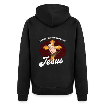 Teacher of Religion Religious Education - Unisex Premium Organic Zip Hoodie - black - Back - Nico (187cm)