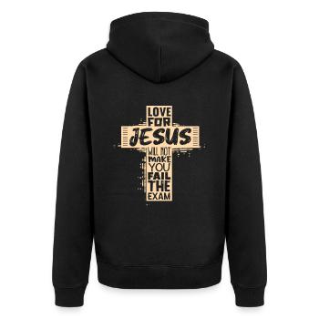 Teacher of Religion Religious Education - Unisex Premium Organic Zip Hoodie - black - Back - Nico (187cm)