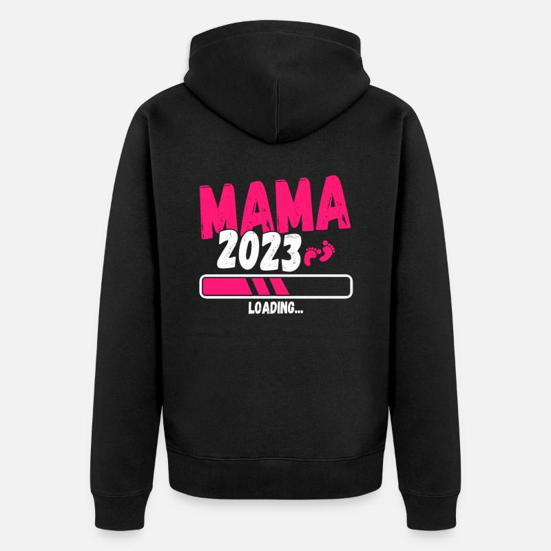 Future maman 2023 - Veste à capuche bio Premium Unisexe - noir