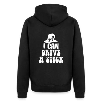 Halloween - Veste à capuche bio Premium Unisexe - noir - Dos - Nico (187cm)