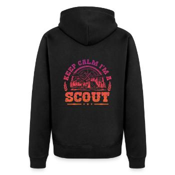 Scout Life Scout Camping Outdoor Scouting - Veste à capuche bio Premium Unisexe - noir - Dos - Nico (187cm)