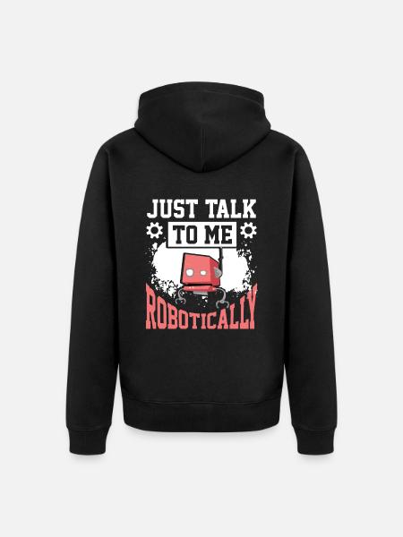 Robotics Robot Engineer - Unisex Premium Organic Zip Hoodie - black