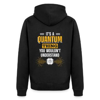 Crypto Games Blockchain Investisseur - Veste à capuche bio Premium Unisexe - noir - Dos - Nico (187cm)