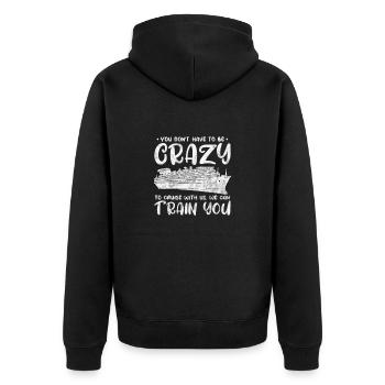 Bateau de croisière Cadeau de bateau de vacances - Veste à capuche bio Premium Unisexe - noir - Dos - Nico (187cm)