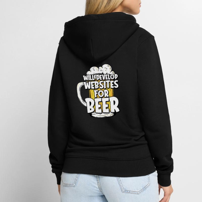 Web Developer Web Developer Web Developer Unisex Premium Organic Zip Hoodie