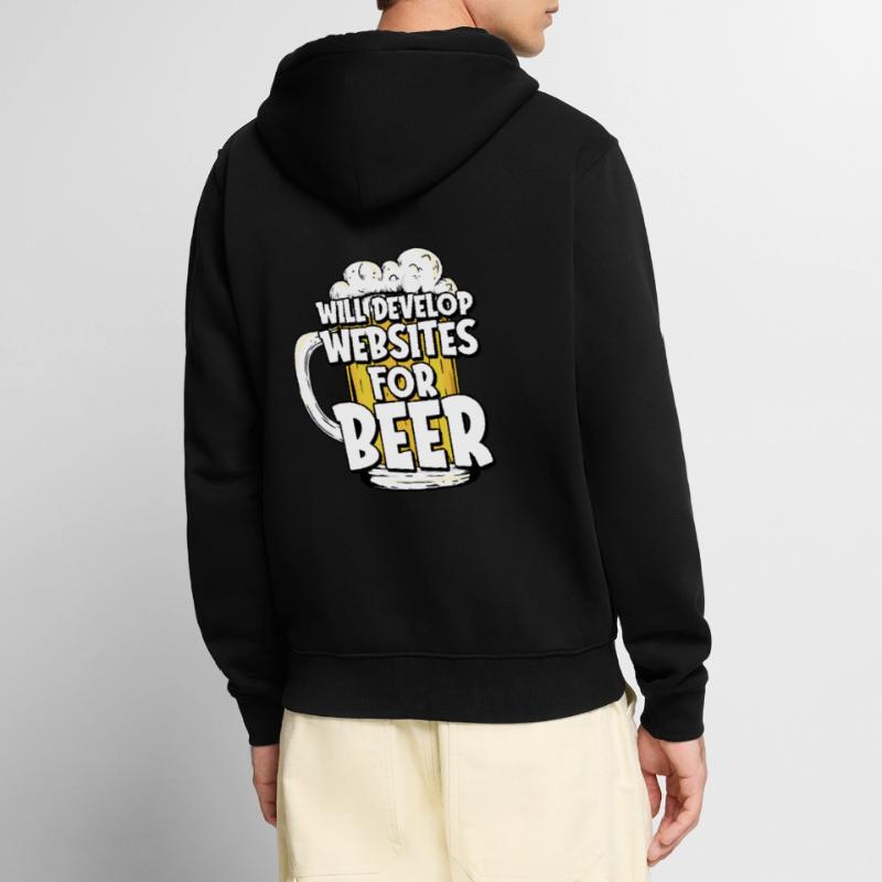 Web Developer Web Developer Web Developer Unisex Premium Organic Zip Hoodie
