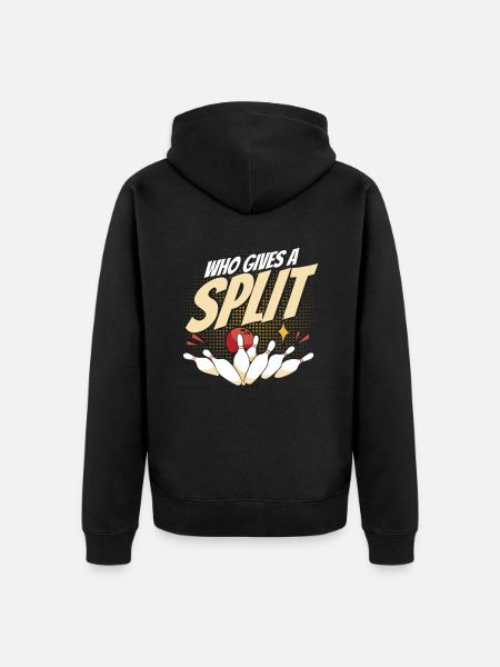 Squadra di bowling Bowlers Bowling - Felpa con cappuccio ecologica premium unisex - nero
