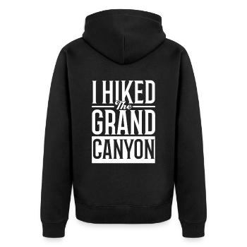 Camping Randonnée Cadeau Campeur Randonneur En Plein Air - Veste à capuche bio Premium Unisexe - noir - Dos - Nico (187cm)
