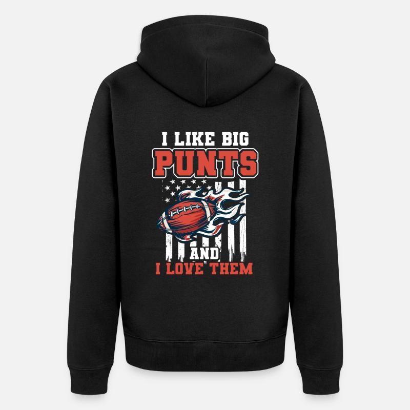Football d’équipe - Veste à capuche bio Premium Unisexe - noir