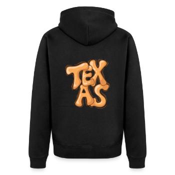 État du Texas des Amériques des États-Unis - Veste à capuche bio Premium Unisexe - noir - Dos - Nico (187cm)