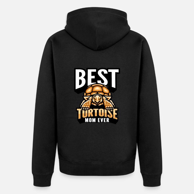 Tortue - Veste à capuche bio Premium Unisexe - noir