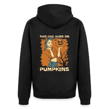 Halloween - Veste à capuche bio Premium Unisexe - noir - Dos - Nico (187cm)