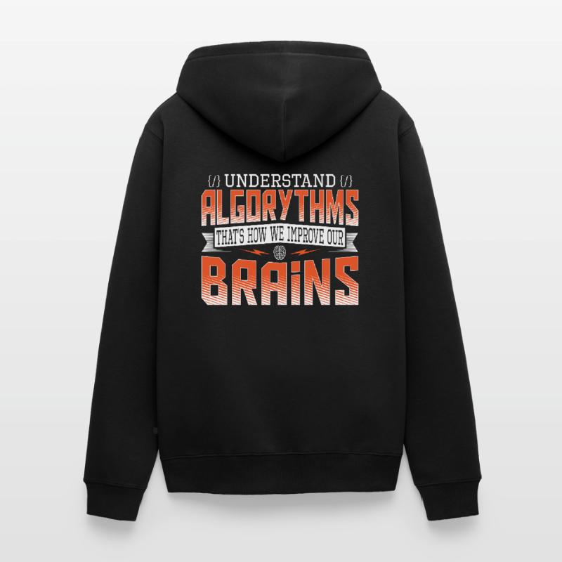 Hacking Programming Coder Developer Unisex Premium Organic Zip Hoodie