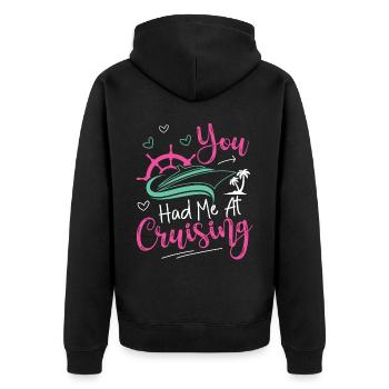 Croisière Vacances Fille que Vous aviez - Veste à capuche bio Premium Unisexe - noir - Dos - Nico (187cm)
