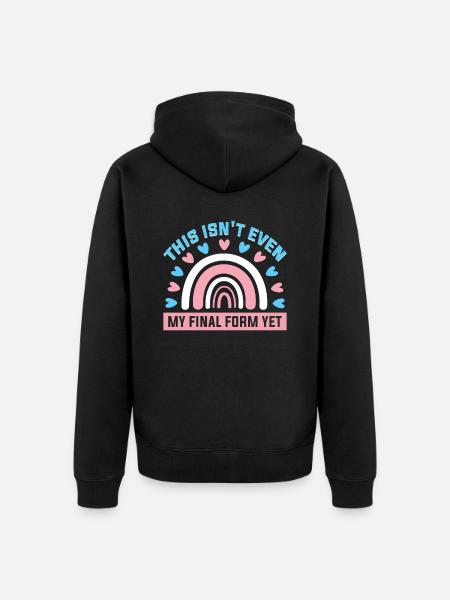 Bisexual Transgender Pride Day LGBT - Unisex Premium Organic Zip Hoodie - black