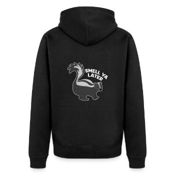 Mouffette - Veste à capuche bio Premium Unisexe - noir - Dos - Nico (187cm)