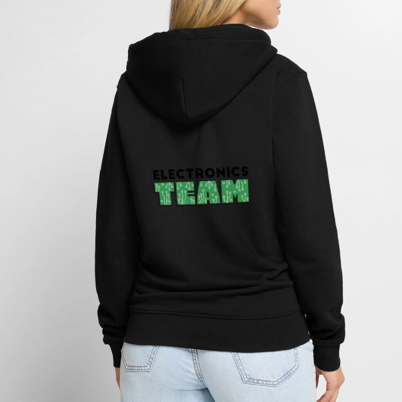 Programmierer - electronics TEAM Unisex Premium Bio Zip Hoodie
