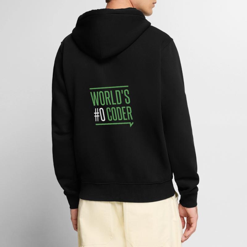 Programmeur - créateurs codeurs monde #0 codeur Veste à capuche bio Premium Unisexe