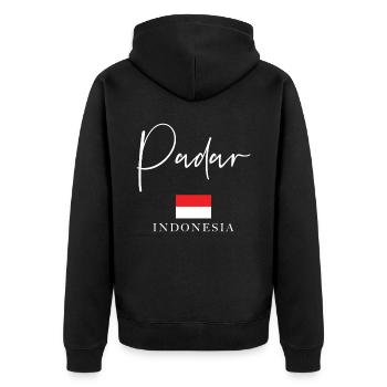 Grèce Flag Holidays - Islande Padar - Veste à capuche bio Premium Unisexe - noir - Dos - Nico (187cm)