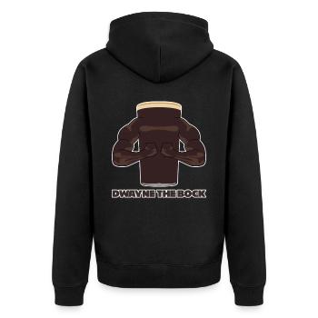 Beer Bock beer Beer brewer Beer drinker - Unisex Premium Organic Zip Hoodie - black - Back - Nico (187cm)