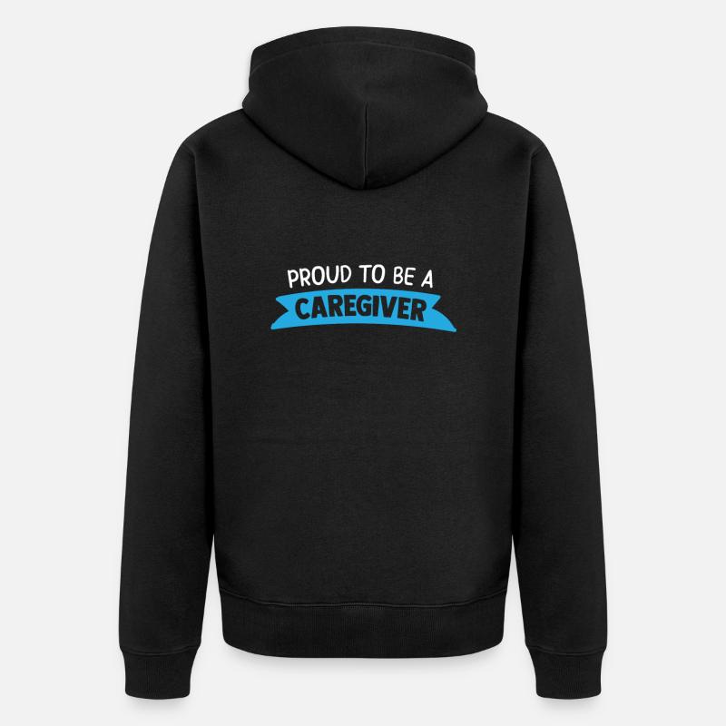 Soignant Infirmier soignant - Veste à capuche bio Premium Unisexe - noir