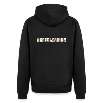 Cheerleading - Veste à capuche bio Premium Unisexe - noir - Dos - Nico (187cm)