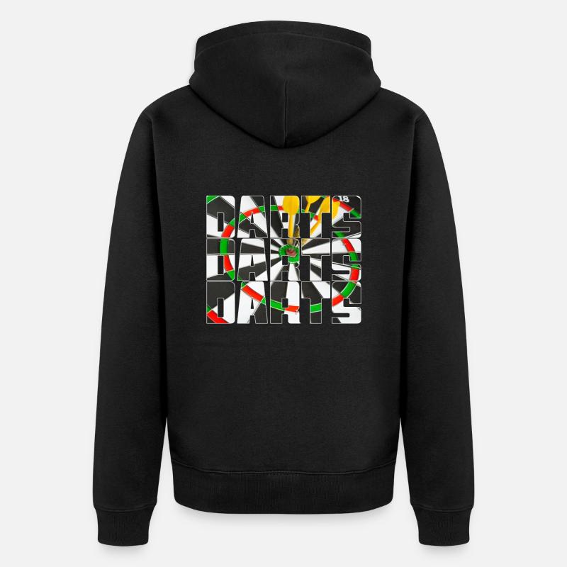 Dard - Veste à capuche bio Premium Unisexe - noir