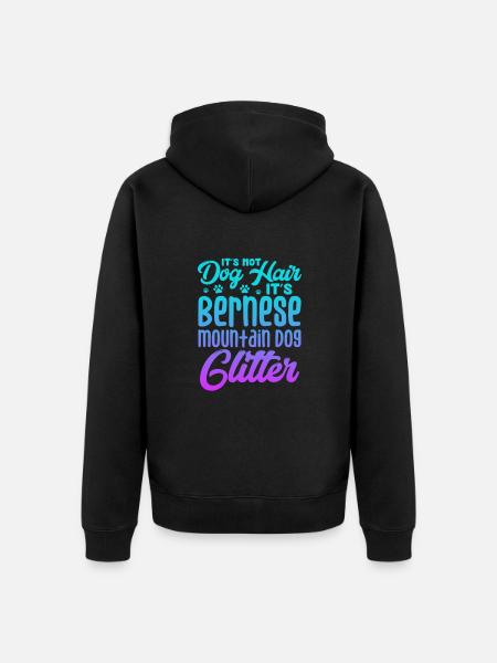 Bouvier bernois - Veste à capuche bio Premium Unisexe - noir