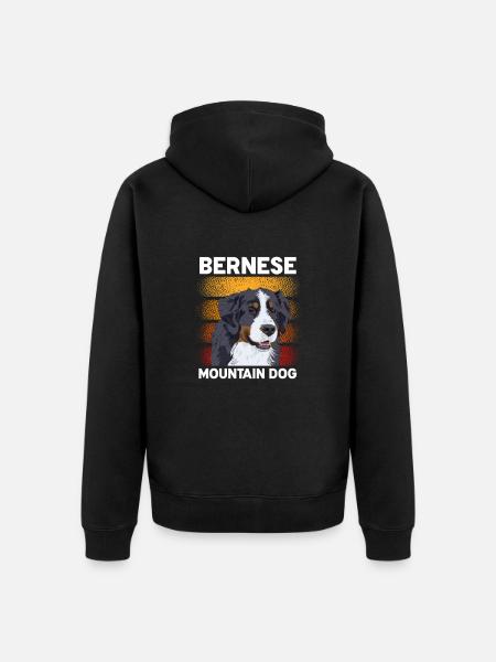 Bouvier bernois - Veste à capuche bio Premium Unisexe - noir
