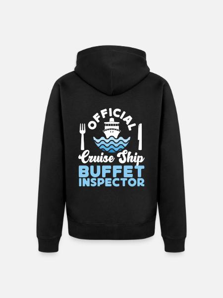 Cruise Ship Vacation Official - Unisex Premium Organic Zip Hoodie - black