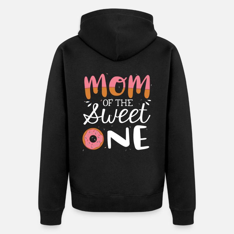 Maman du doux - Veste à capuche bio Premium Unisexe - noir