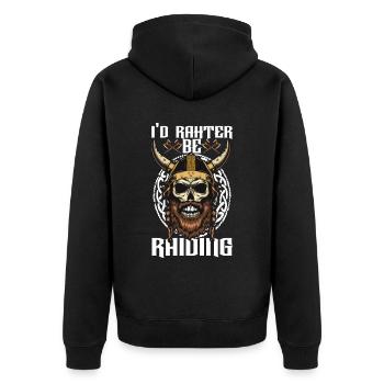 Viking Nordic - Veste à capuche bio Premium Unisexe - noir - Dos - Nico (187cm)