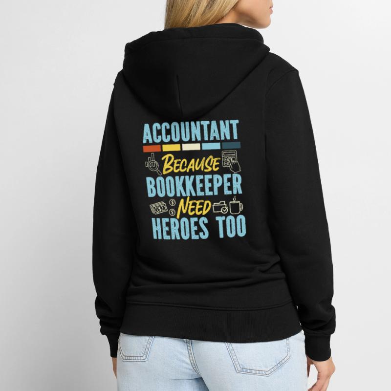 Comptable Comptable Comptable Veste à capuche bio Premium Unisexe