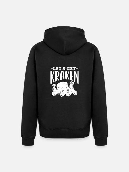 Meeresbiologie - Unisex Premium Bio Zip Hoodie - Schwarz