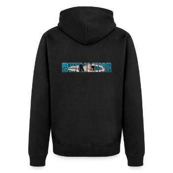 Nager - Veste à capuche bio Premium Unisexe - noir - Dos - Nico (187cm)