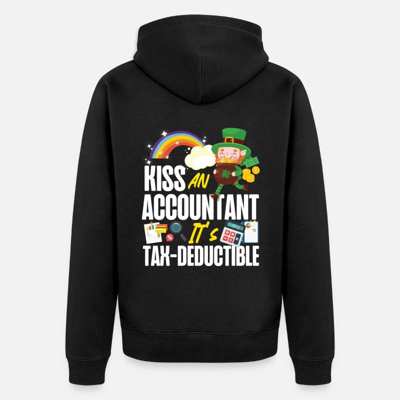 Comptable Comptable Comptable - Veste à capuche bio Premium Unisexe - noir