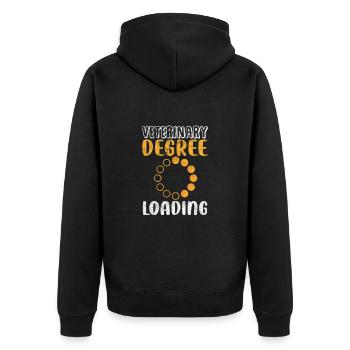 Vétérinaire vétérinaire Cadeau vétérinaire - Veste à capuche bio Premium Unisexe - noir - Dos - Nico (187cm)