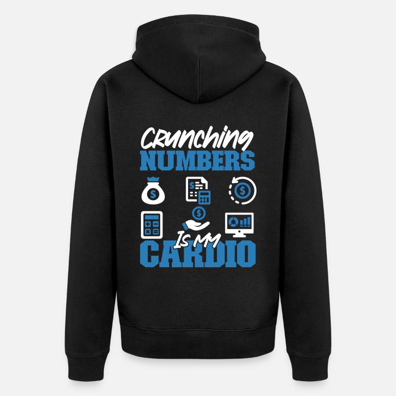 Comptable Comptable Comptable - Veste à capuche bio Premium Unisexe - noir