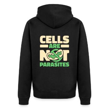Biologie Biologiste Cellules Biologiste moléculaire - Veste à capuche bio Premium Unisexe - noir - Dos - Nico (187cm)