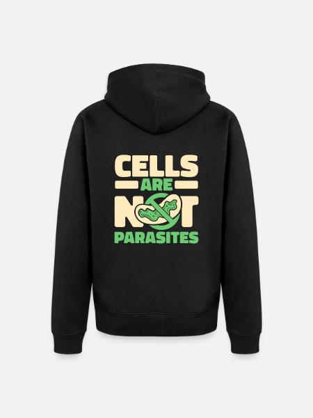 Biology Biologist Cells Molecular Biologist - Unisex Premium Organic Zip Hoodie - black