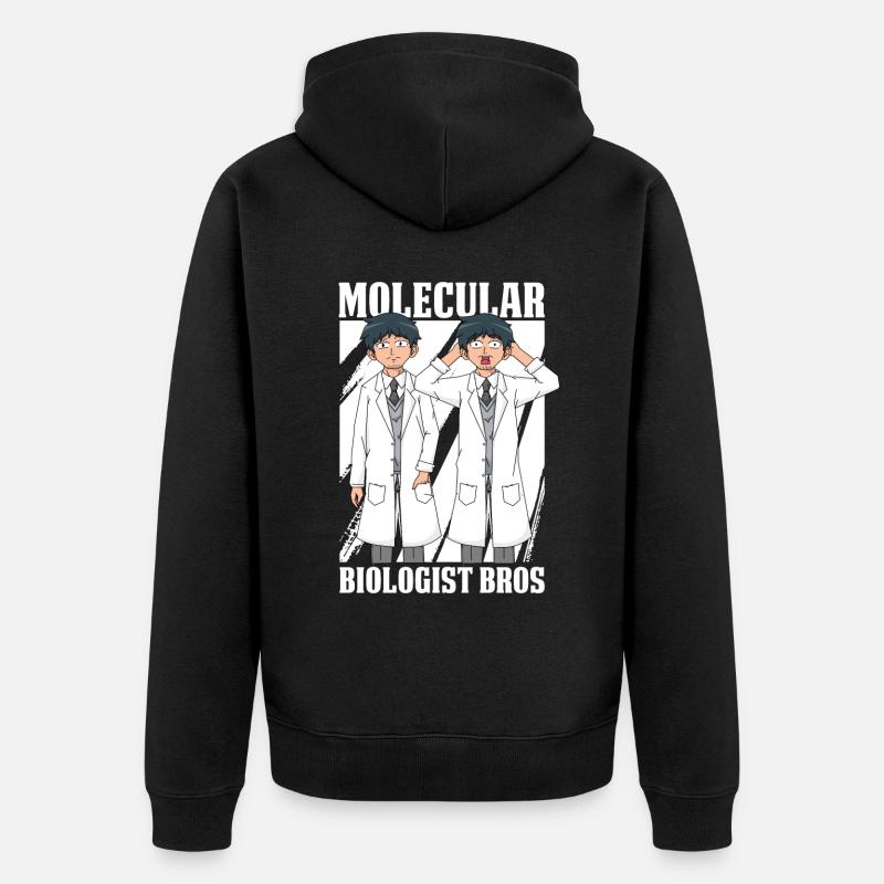 Biologiste Biologiste moléculaire - Veste à capuche bio Premium Unisexe - noir