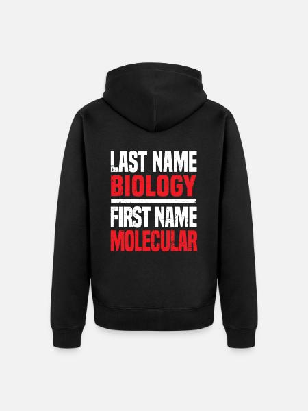 Biologiste Biologiste moléculaire - Veste à capuche bio Premium Unisexe - noir