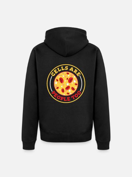 Biology Biologist Cells Molecular Biologist - Unisex Premium Organic Zip Hoodie - black