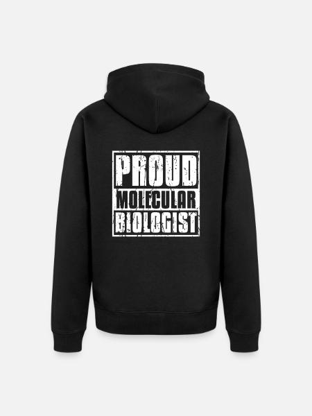Biologiste Biologiste moléculaire - Veste à capuche bio Premium Unisexe - noir